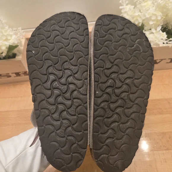 Birkenstock Boston Suede Leather Clogs Taupe Unisex Size EU 39 - Picture 10 of 10